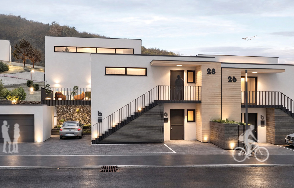 einer Doppelhaushälfte