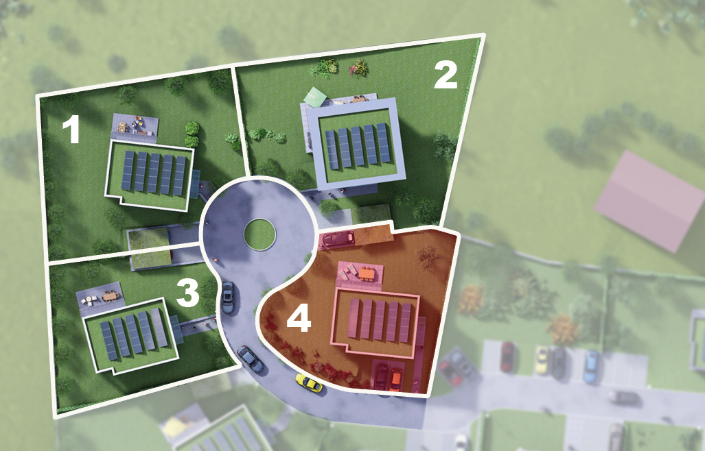 einer Grundstücksparzelle